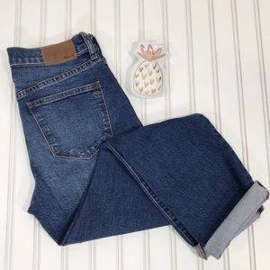 Madewell Women's Straight Leg Jeans - Dark Blue